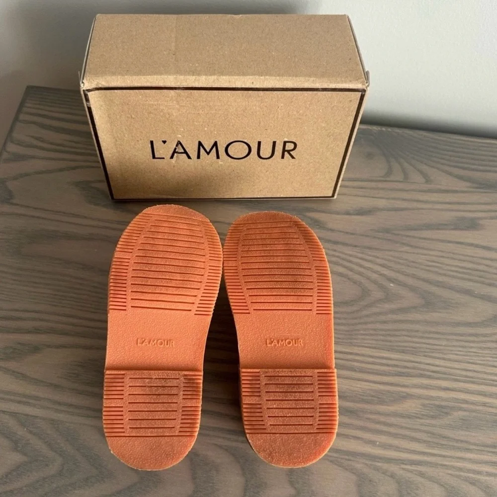 L'AMOUR GIRLS OLLIE T-STRAP LEATHER MARY JANE